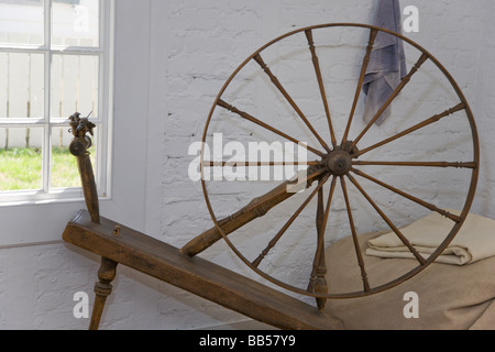 Laundry room at Wetherburn's Tavern in Colonial Williamsburg, Virginia. Stock Photo