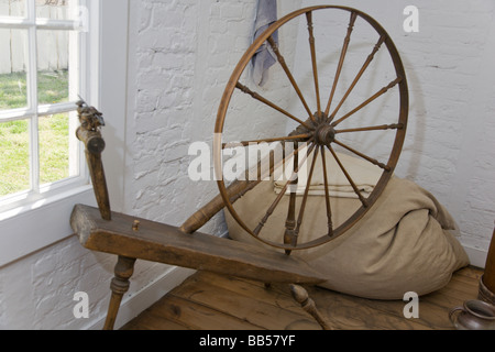 Laundry room at Wetherburn's Tavern in Colonial Williamsburg, Virginia. Stock Photo