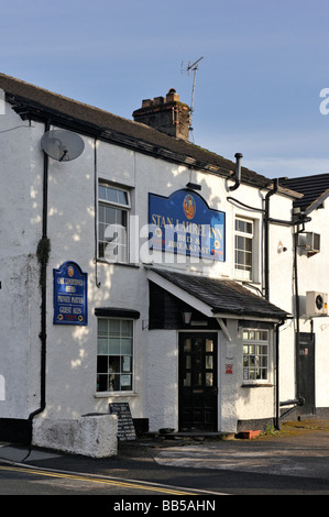 The Stan Laurel Inn, The Ellers, Ulverston, Cumbria, England, United Kingdom, Europe. Stock Photo