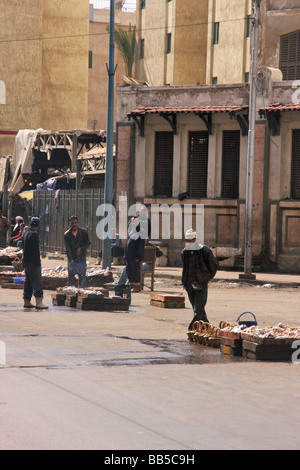 Streetscene, Alexandria, Egypt Stock Photo