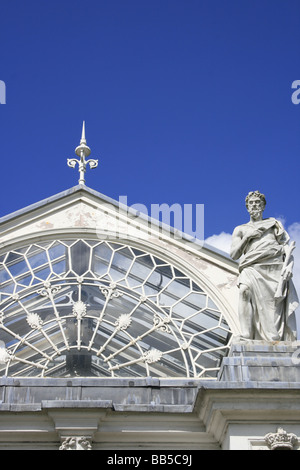 Architectural detail of the Temperate House, Royal Botanical Gardens at Kew Stock Photo