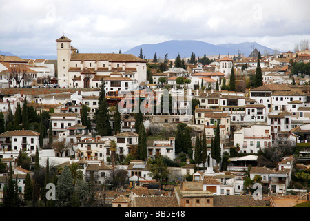 Old buildings in Granada Andalucia Spain Stock Photo