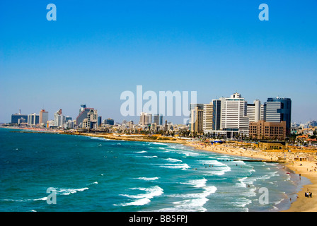 tel aviv skyline, Israel Stock Photo