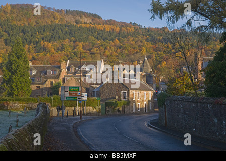 Autumn colours in the Trossachs Callander Perthshire Scotland Stock Photo