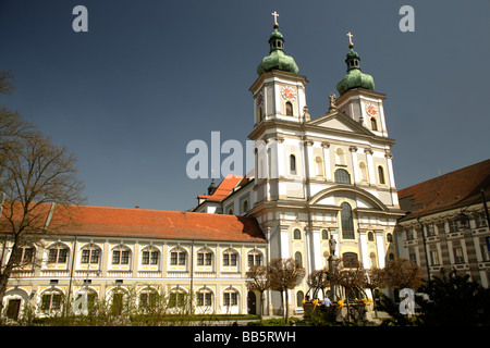 monastery church St John Waldsassen Stiftland Upper Palatinate Bavaria Germany Stock Photo