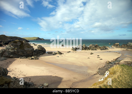 Beautiful Sango Bay By Durness Sutherland Scotland Stock Photo