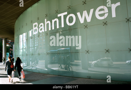 May 16, 2009 - BahnTower at Potsdamer Platz in the German capital of Berlin. Stock Photo