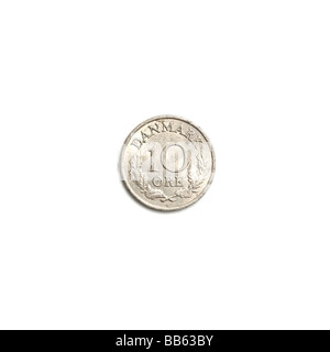 'Danish ten ore coin' Stock Photo