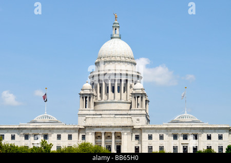 Rhode Island State House in Providence with dome Stock Photo