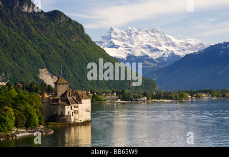 Chateau de Chillon, Switzerland Stock Photo