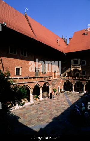 Poland, Krakow, Collegium Maius, Jagiellonian University Stock Photo