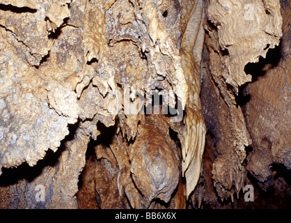 stalagmites formation, Dragon Caves, Yangshuo Stock Photo