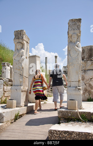 Gate of Hercules, Ancient City of Ephesus, Selcuk, Izmir Province, Republic of Türkiye Stock Photo