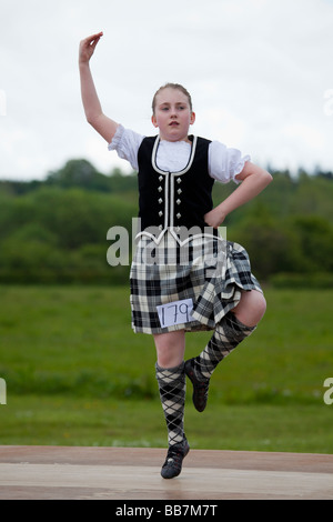 Female Highland Dancer. Stock Photo