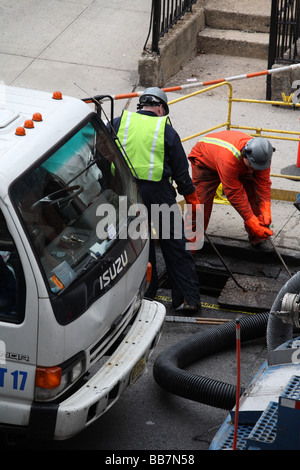 Sewer Cleaners Stock Photo
