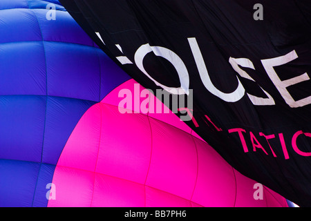 Close up hot air balloons Stock Photo