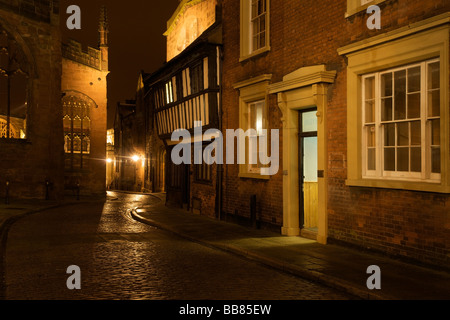 Night time view of 22 Bayley Lane in Coventry, West Midlands of England, United Kingdom Stock Photo