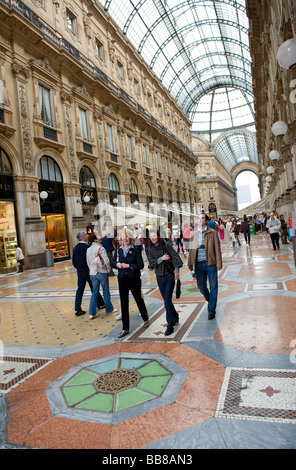 galleria vittorio emanuele in milan, italy Stock Photo