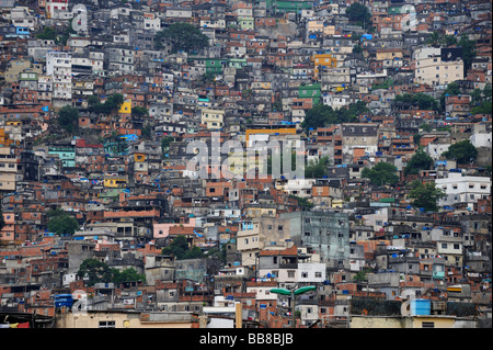 Favela in Rio de Janeiro, Brazil, South America Stock Photo