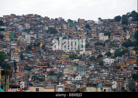 Favela in Rio de Janeiro, Brazil, South America Stock Photo