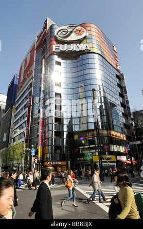 Shopping street in the Ginza district, Tokyo, Japan, Asia Stock Photo