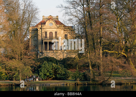 Historic Villa Josef Thyssen, Thyssen Park, Muehlheim an der Ruhr, North Rhine-Westphalia, Germany, Europe