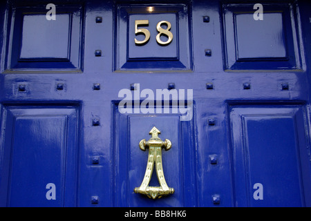 Merrion Square door, Dublin, Ireland Stock Photo