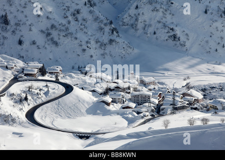 Austria Europe Stuben am Arlberg Vorarlberg town Klosterle village ...