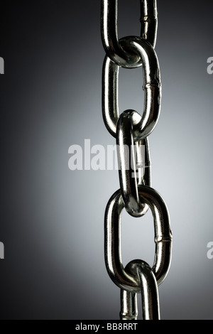 a closeup of a chain Stock Photo