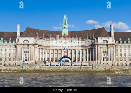 The Old GLC building on the South Bank which now houses the London ...