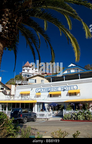 Downtown Avalon on Catalina Island California USA  Stock Photo