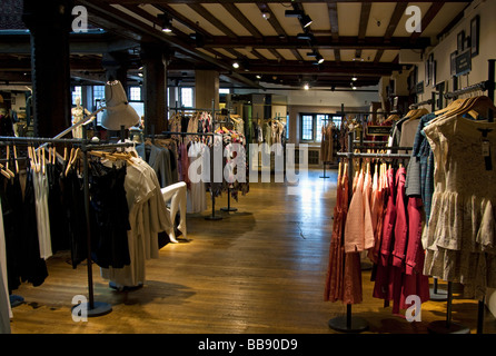 Interior of the historic Liberty department store a London landmark ...