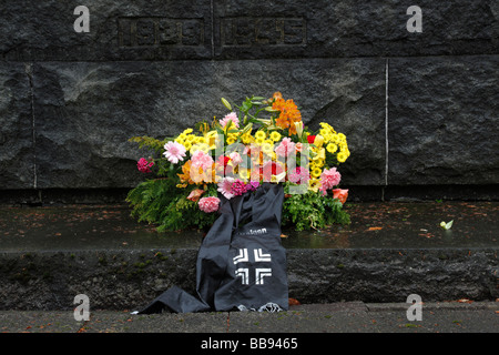 German war graves in Vosserach cemetery in the Eiffel region of Germany Stock Photo