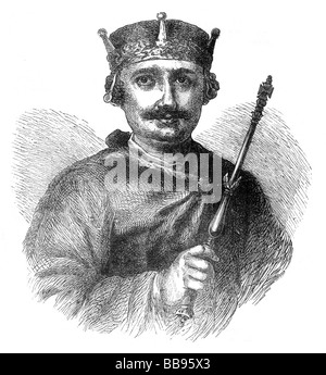 Portrait of King William II of England William Rufus Stock Photo