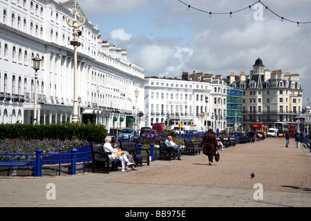 Esplanade at Eastbourne Sussex Stock Photo