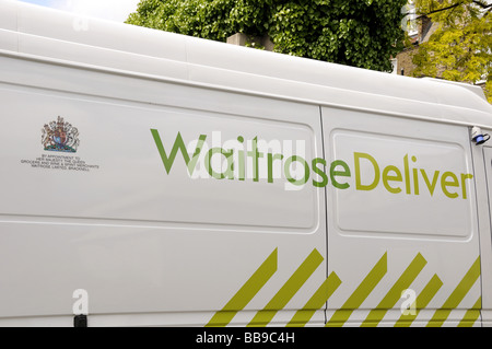 Waitrose delivery van London England UK Stock Photo