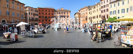 Italy Lazio Rome Piazza Navona Stock Photo