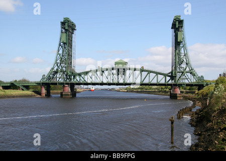 Newport Bridge over the river Tees Middlesbrough Stock Photo