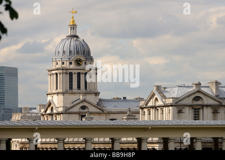 Old Royal Naval College now part of Greenwich University Greenwich London England UK Stock Photo