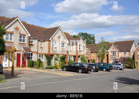 New housing estate, Sandhills Court, Virginia Water, Surrey, England, United Kingdom Stock Photo