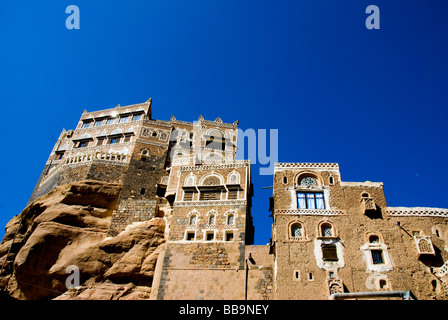 Dhar AlHajar, Yemen Stock Photo