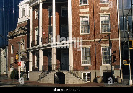 New York, James Watson House, now Rectory of the Shrine of Elizabeth Ann Seton. Stock Photo