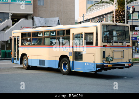 Typical Japanese bus Stock Photo