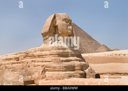 Pyramid of Cheops and the Sphinx, Giza, Cairo, Egypt Stock Photo - Alamy