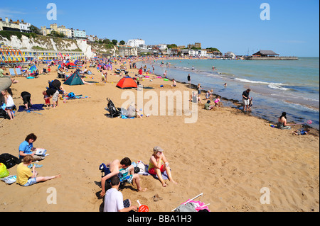 thanet, Broadstairs beach marina seafront sea uk Stock Photo