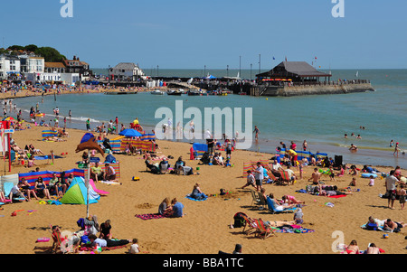 thanet, Broadstairs beach marina seafront sea uk Stock Photo