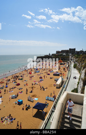 thanet, Broadstairs beach marina seafront sea uk Stock Photo