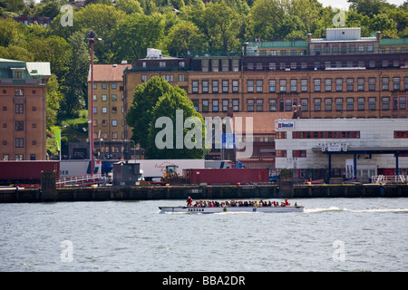 Paddan a tourist boats in Gothenburg Sweden Stock Photo