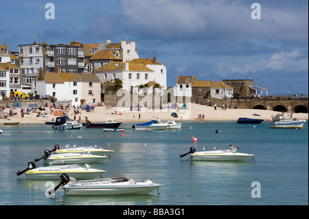 'St Ives' harbour in Cornwall, England Stock Photo