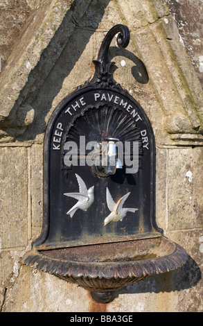 Drinking Fountain on Clocktower Shanklin Isle Of Wight Hampshire Stock Photo